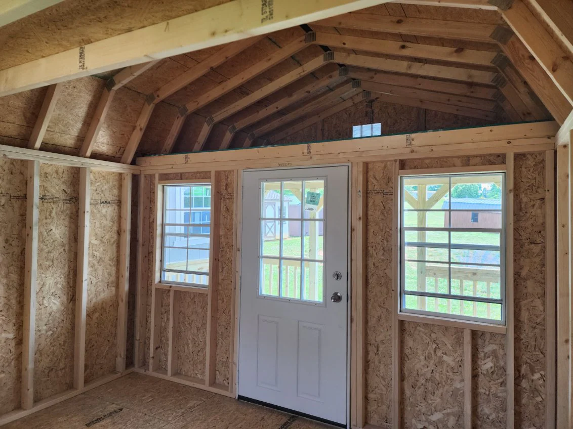 12x16 Deluxe High Barn Cabin Design #25 - Image 3