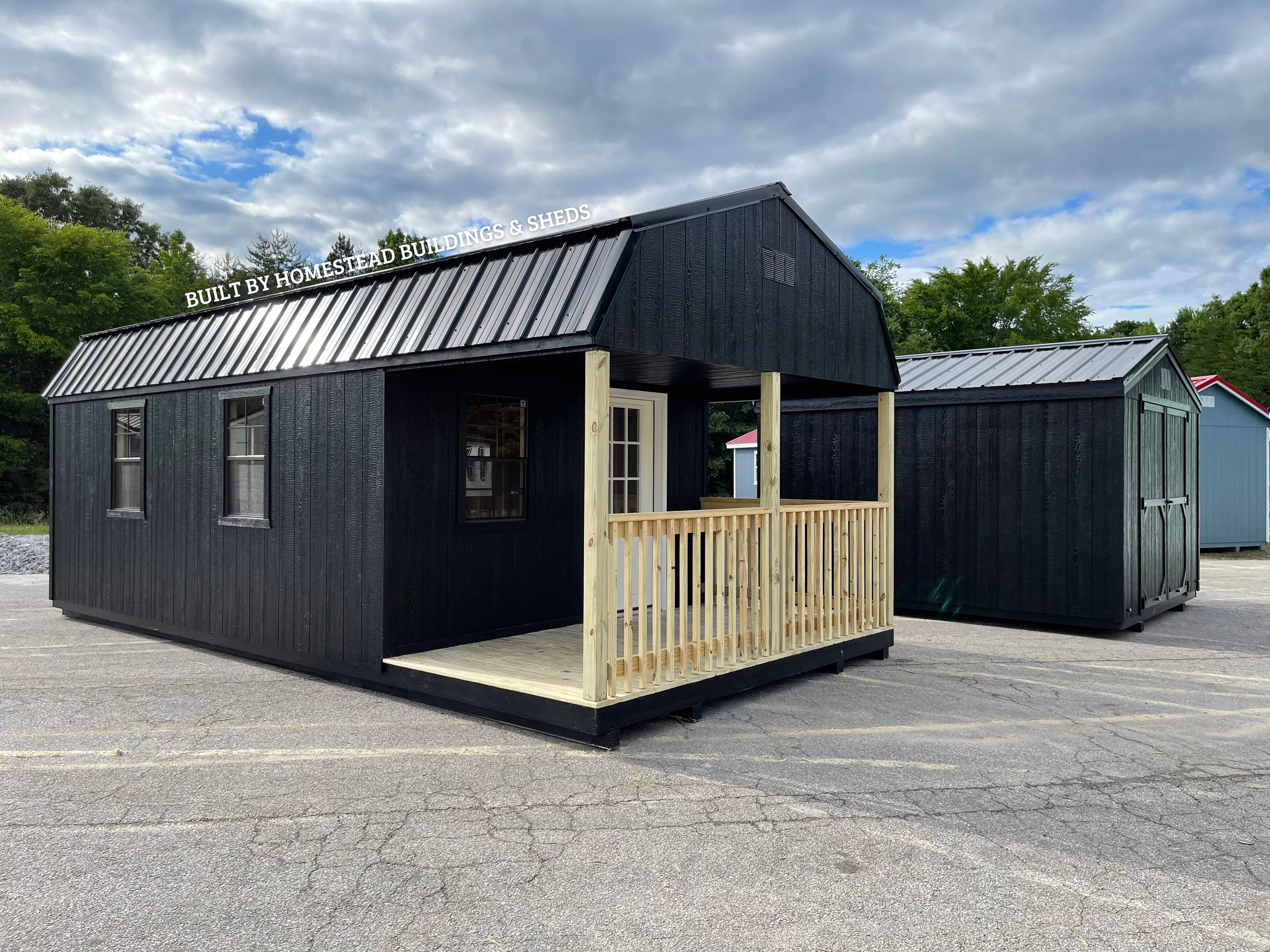 12x24 Deluxe High Barn Cabin Design #286 - Image 2