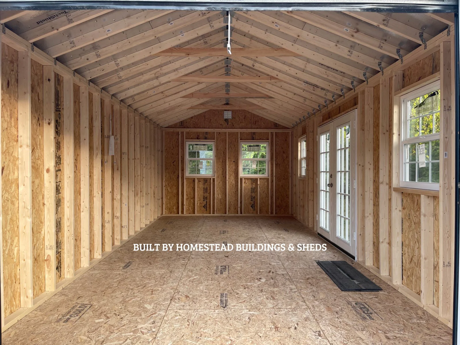 12x24 Heavy Duty Deluxe Vinyl Garage Design #54 - Image 3