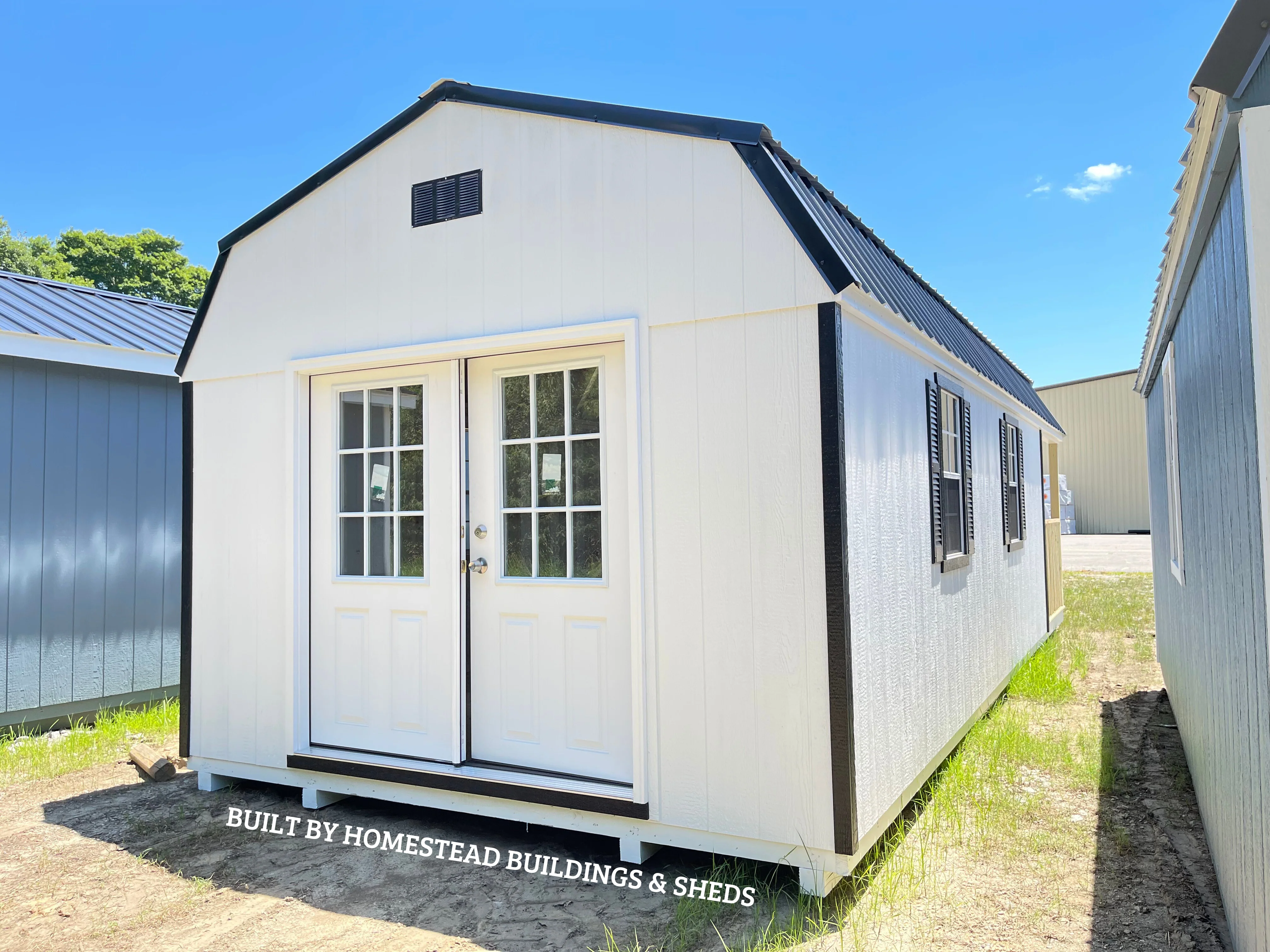 12x28 Deluxe High Barn Cabin Design #106 - Image 3