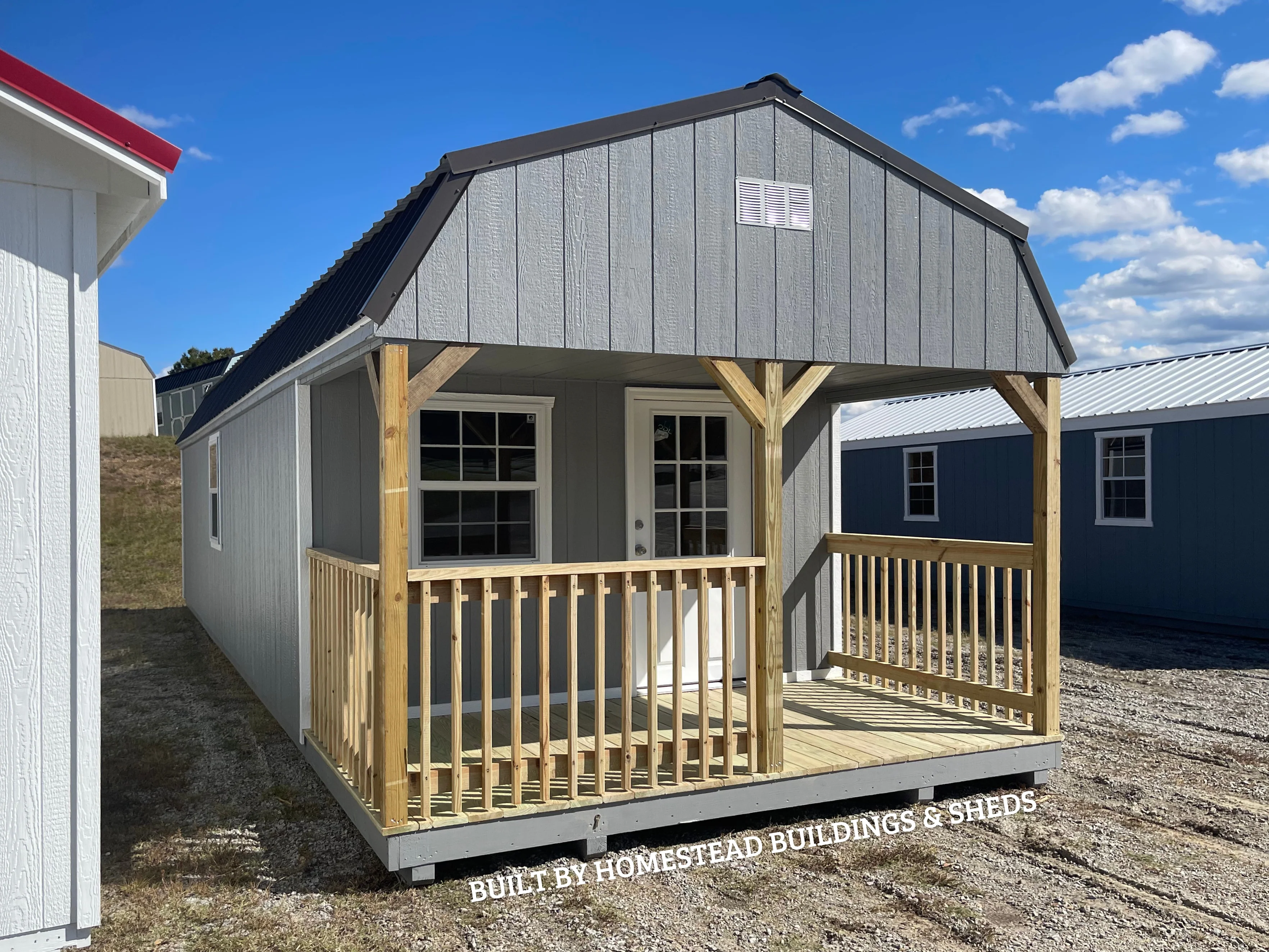 12x32 Deluxe High Barn Cabin Design #266