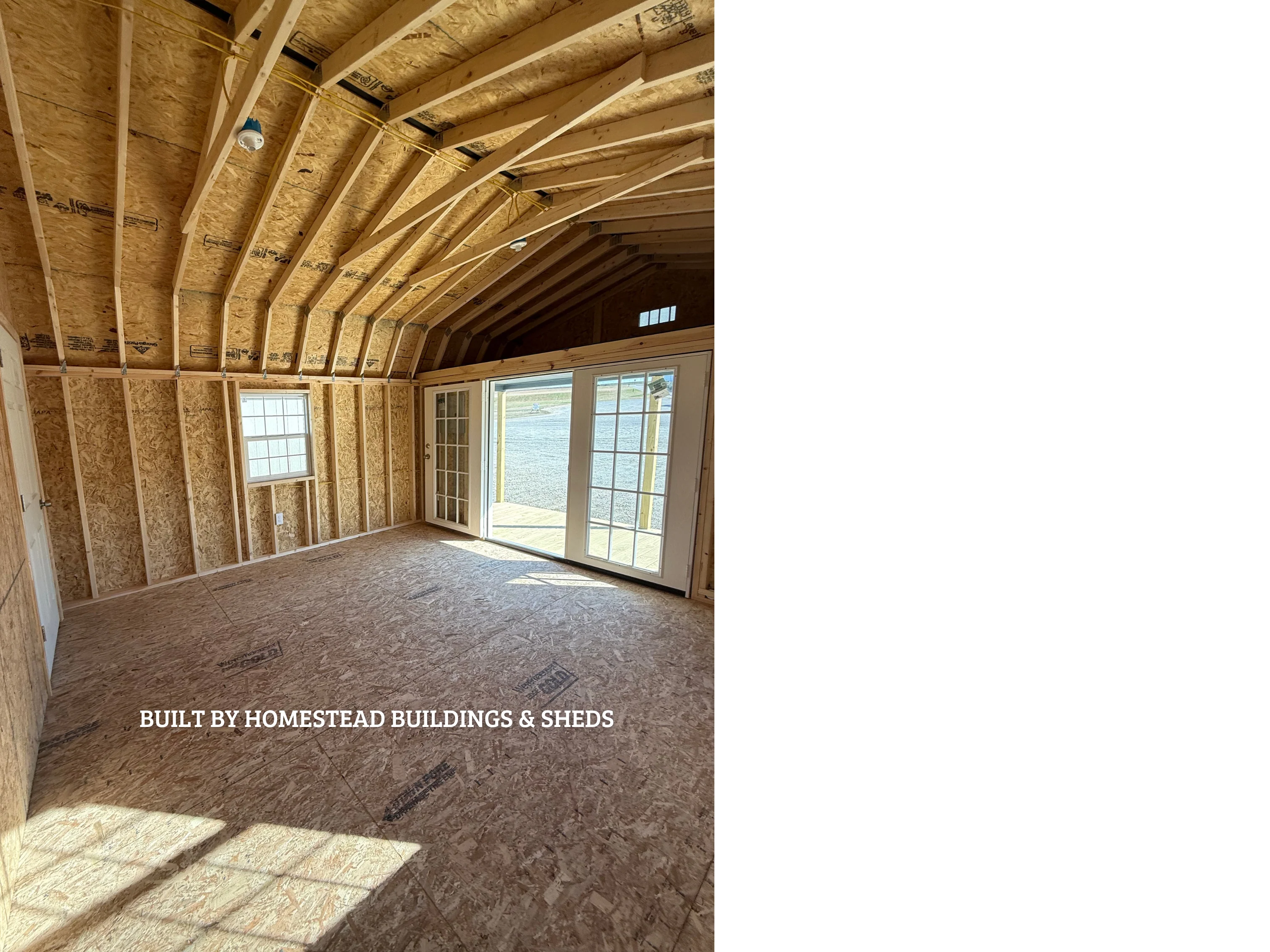 14x40 Deluxe High Barn Cabin with Room and Electrical Design #229 - Image 12