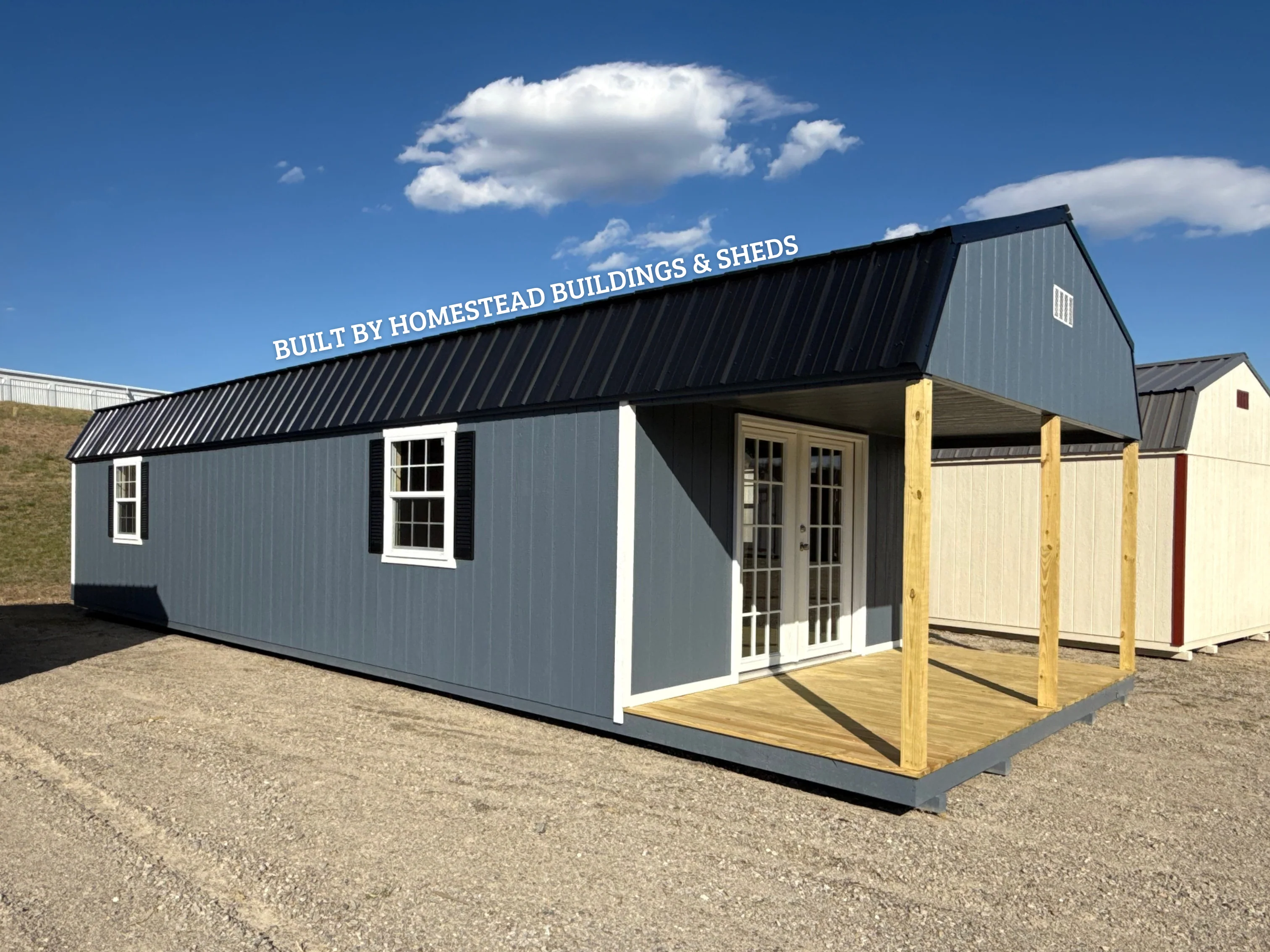 14x40 Deluxe High Barn Cabin with Room and Electrical Design #229 - Image 3
