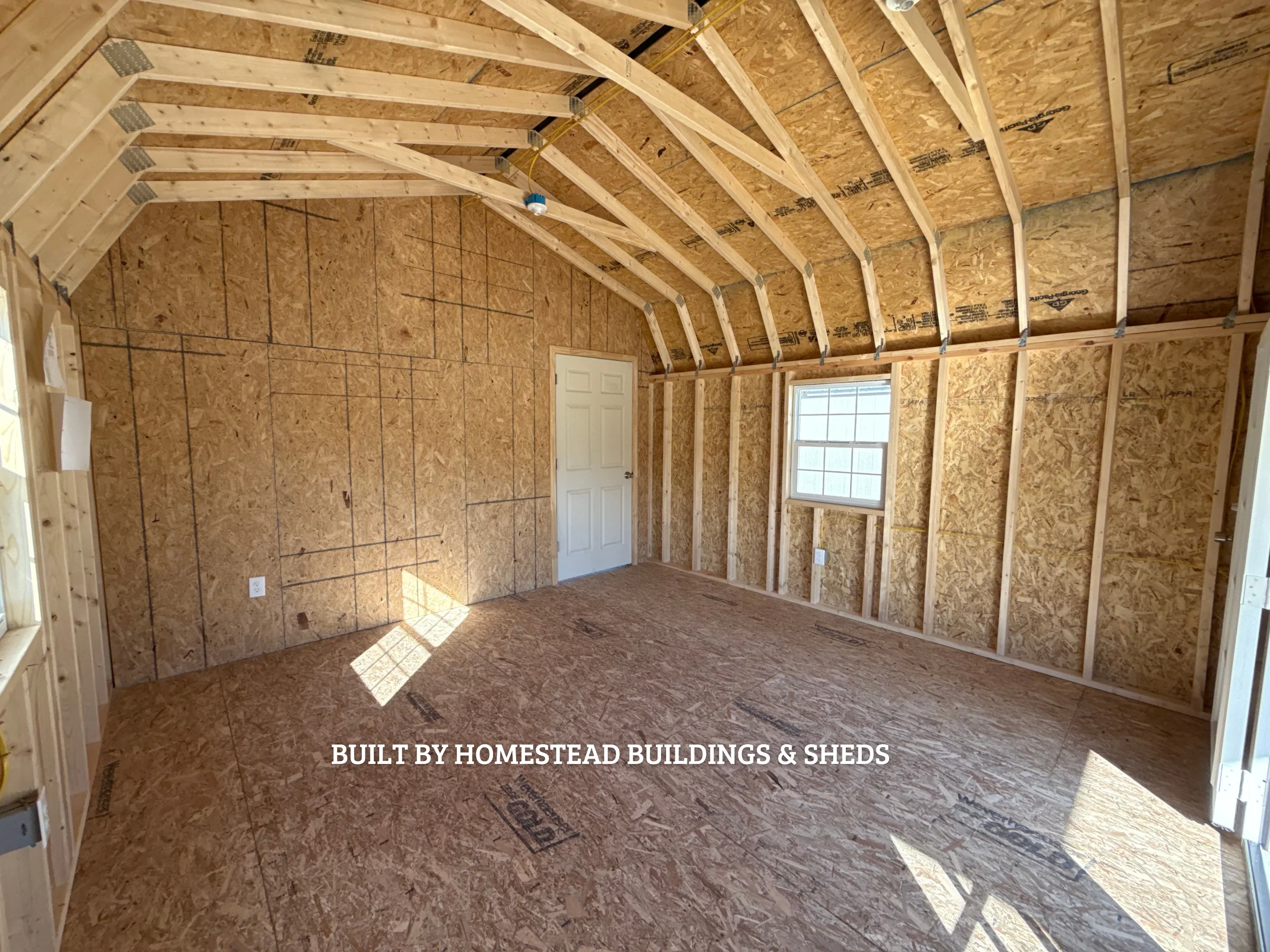 14x40 Deluxe High Barn Cabin with Room and Electrical Design #229 - Image 5