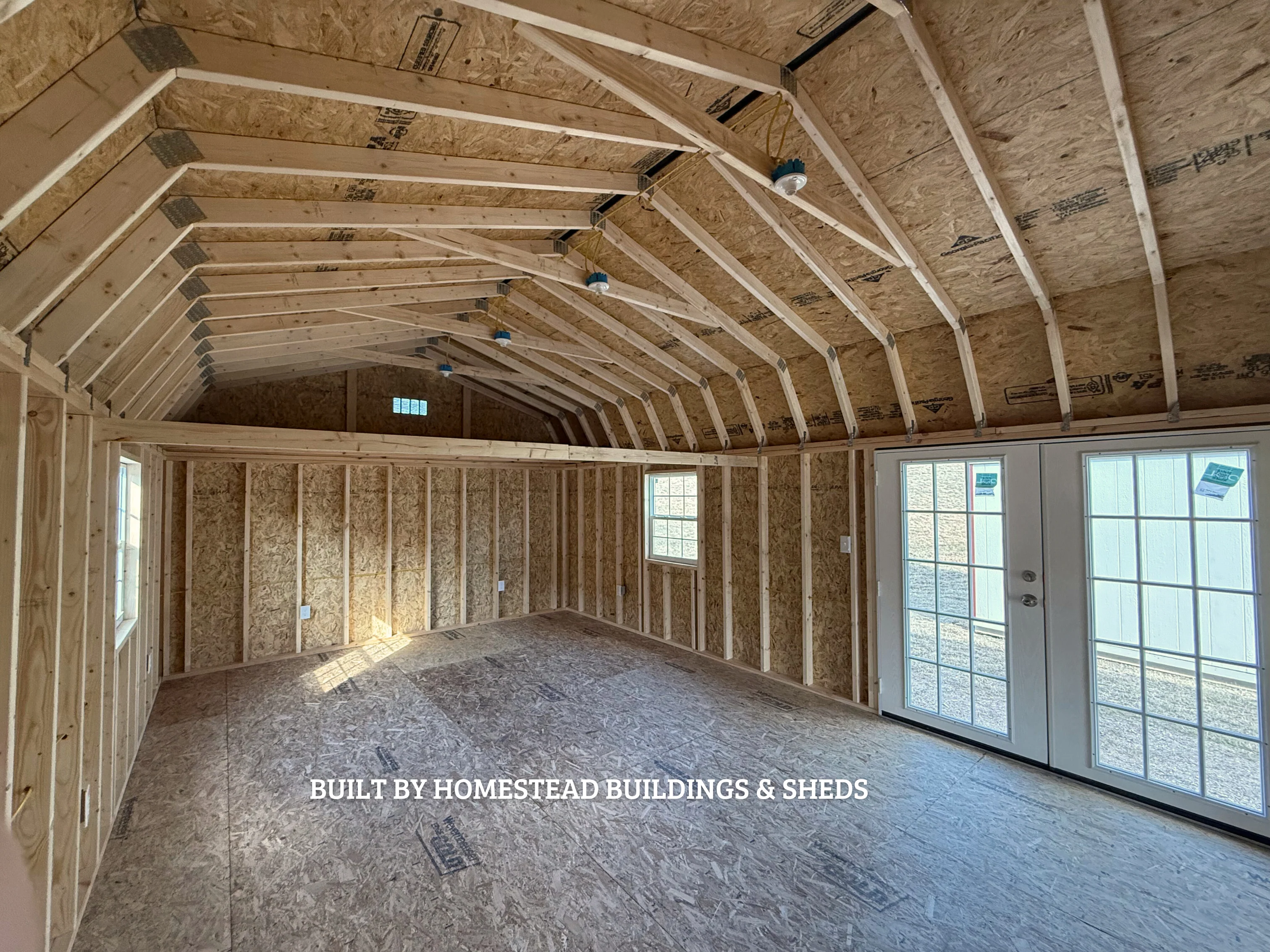 14x40 Deluxe High Barn Cabin with Room and Electrical Design #229 - Image 9