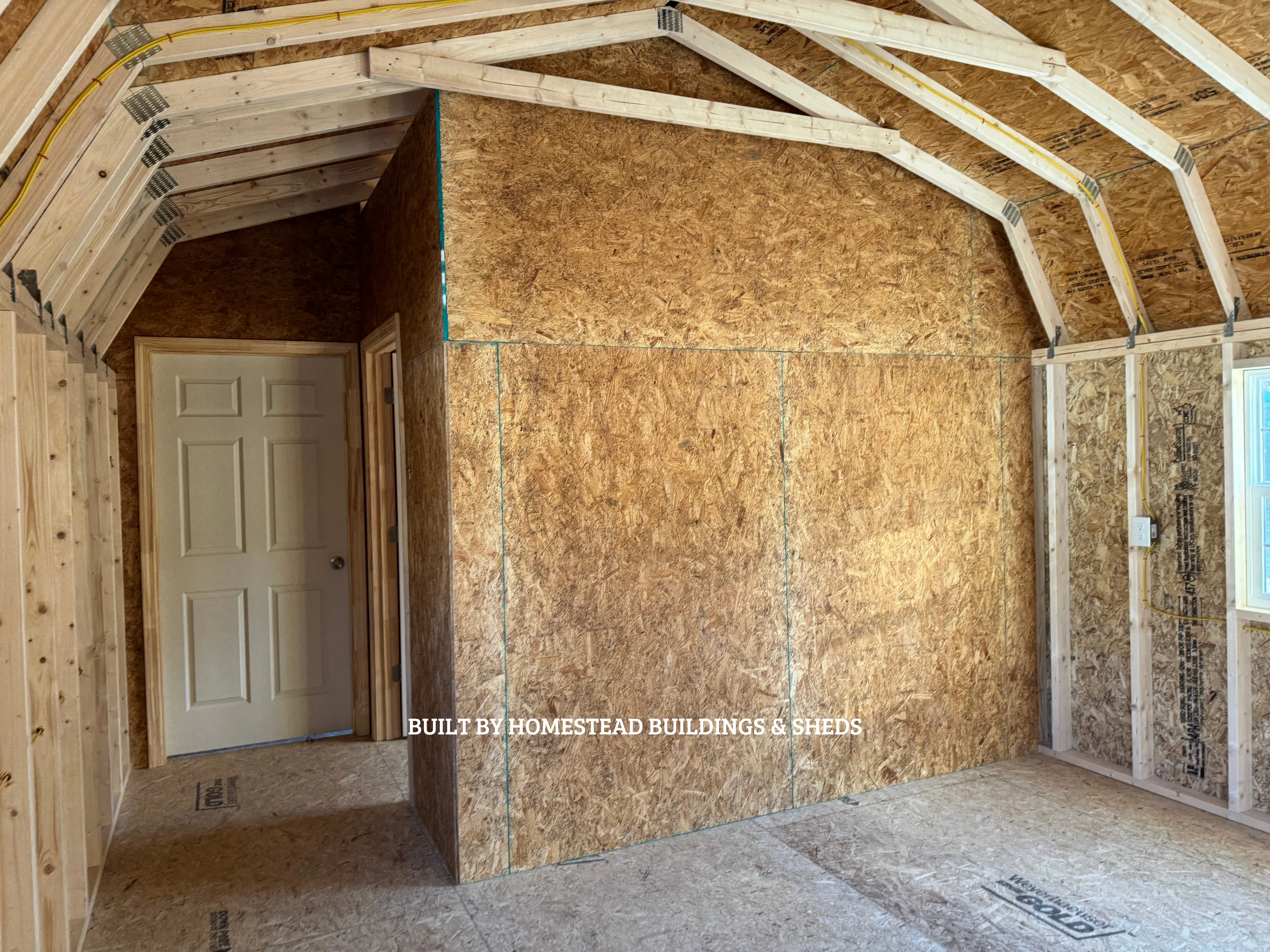 14x48 Deluxe High Barn with Rooms and Electrical Design #87 - Image 6