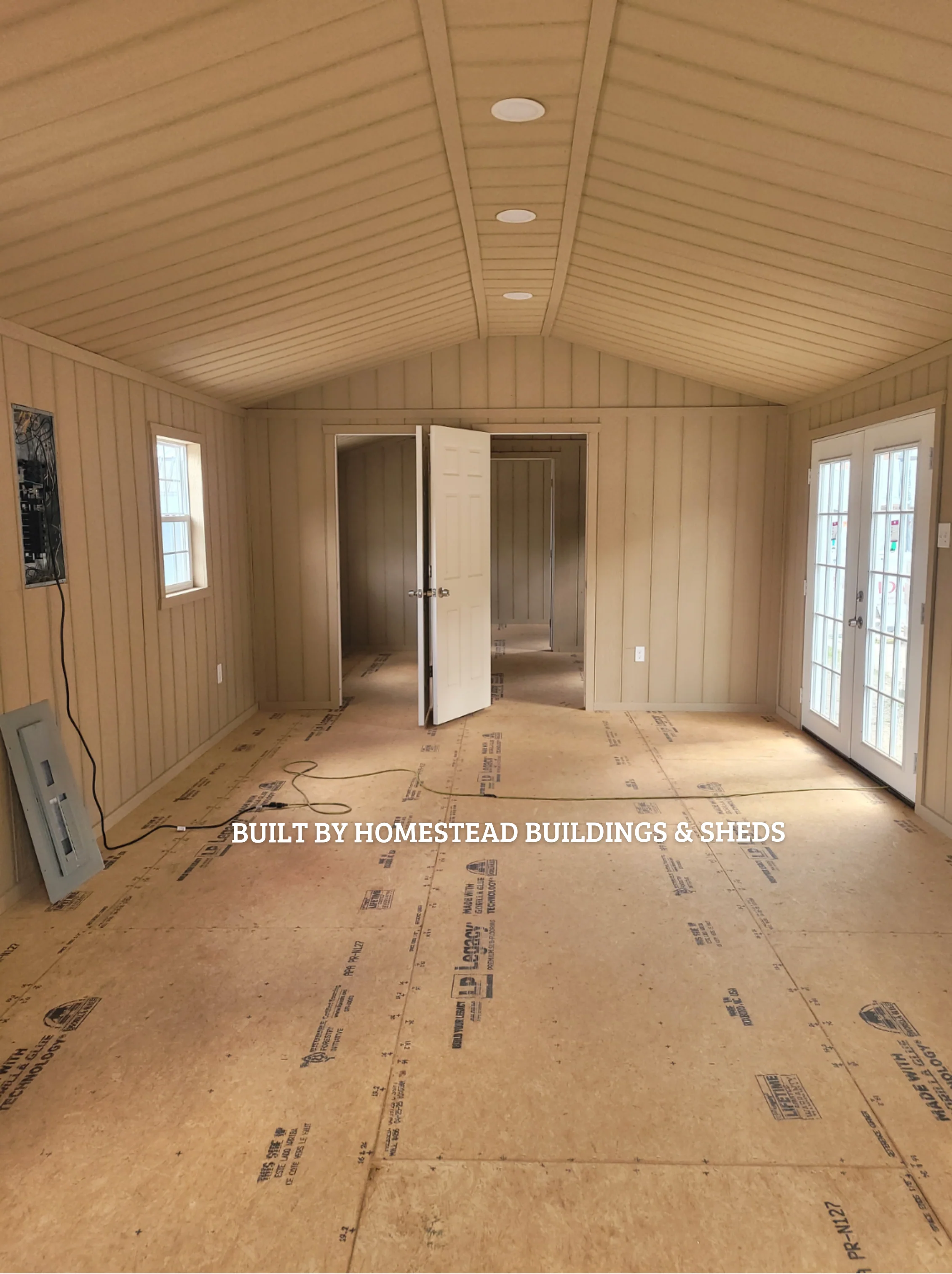 14x48 Finished Cottage with Porch Design #285 - Image 3